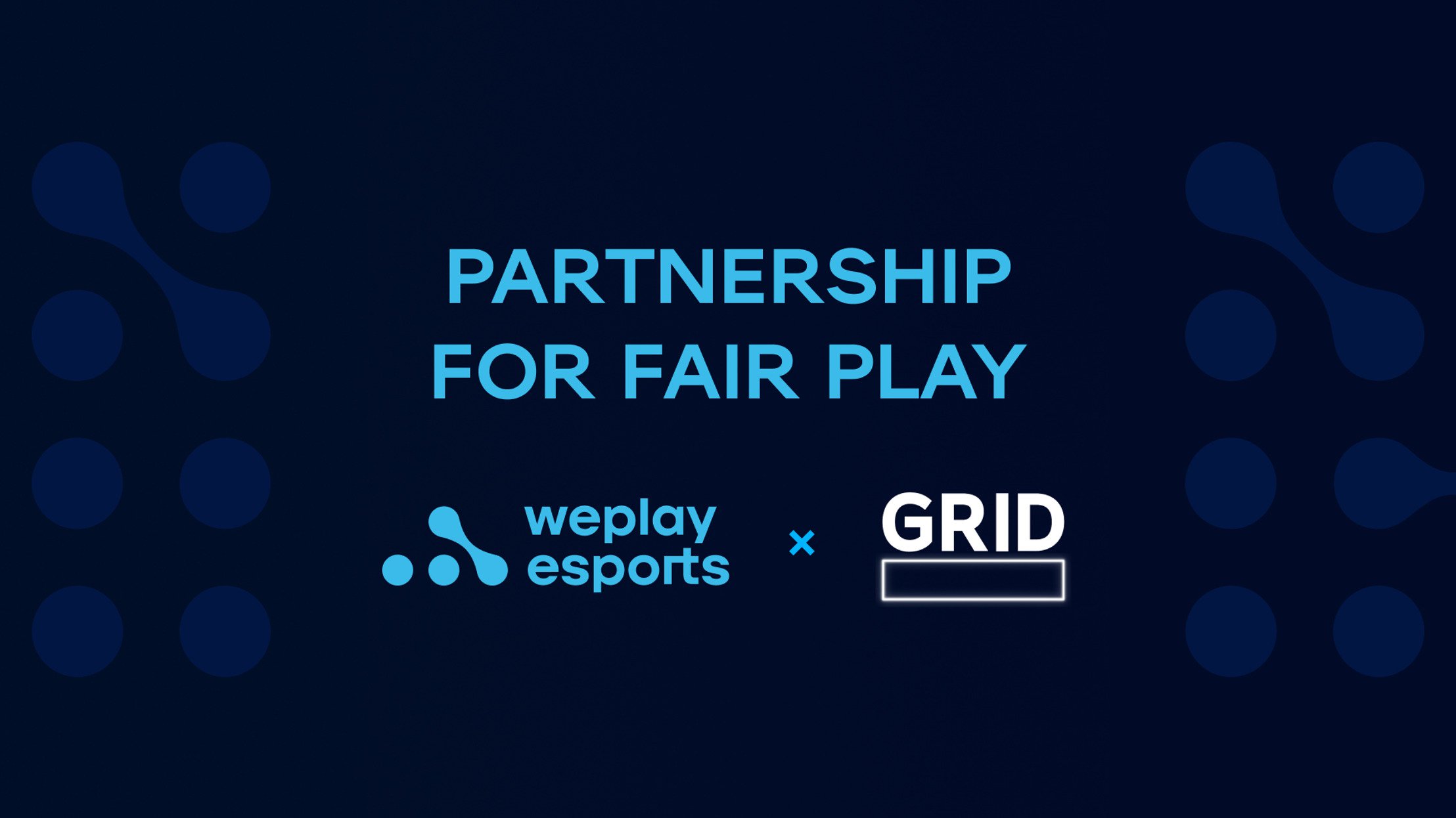 WePlay Esports and GRID: partnership for fair play
